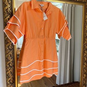 NWT Avara Colleen Orange Dress Size Medium